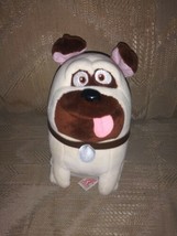 Ty Beanie Baby The Secret Life Of Pets Mel Beanbag Plush 6&quot; Dog Puppy 2016... - $10.88