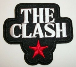 The Clash UK Punk Rock Embroidered Applique Patch~3 1/8&quot; x 2 7/8&quot;~Iron o... - £3.04 GBP