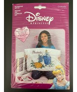 Disney Princess CINDERELLA Pillowcase Coloring Art Kit w/ Crayons Janlyn... - £5.99 GBP