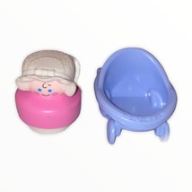 Fisher Price Baby with Blue Stroller - $5.76