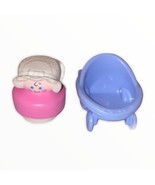 Fisher Price Baby with Blue Stroller - $7.90 CAD