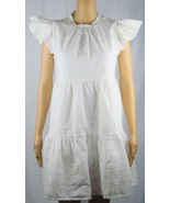 Women&#39;s Dress Crown &amp; Ivy Short Sleeve Tiered Dress Sz Petite Small White - $659.52 MXN