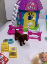 Tiny Tots In Puppy Town Pet Shop Playset And Taylor And Toby Doll Playset 2001 - £6.39 GBP