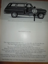 Opel Kadett German Car General Motors Print Magazine Ad 1964 - $12.99