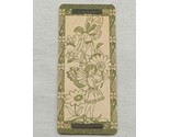 Vintage Fairy Girls Picking Flowers In Spring Garden 1&quot; X 2&quot; Paper Colle... - £57.69 GBP