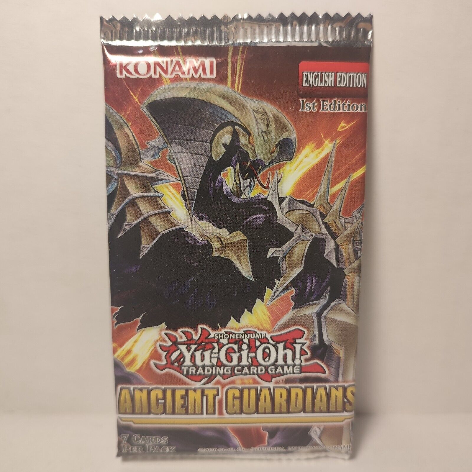 Primary image for YuGiOh Ancient Guardians 1st Edition Booster Pack Official Konami TCG