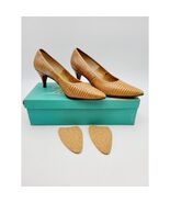 Vtg La Belle Original Women&#39;s Sz 8 B Heels Brown Reptile Lizard Pumps - €48,10 EUR