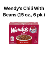 Wendy's Chili With Beans (15 oz., 6 pk.) - $21.00