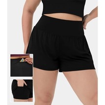 Halara Back Pocket Side Hidden Pocket 2-in-1 Gym Plus Size Shorts 3.5&#39;&#39; ... - £17.29 GBP