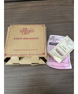 The Pampered Chef 8&quot; Inch Mini Baker  Never Used 1995 Stoneware - $39.60