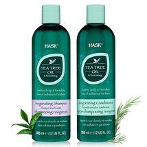 Hask Tea Tree Oil &amp; Rosemary Invigorating Shampoo + Conditioner Set For All Hair - £31.16 GBP