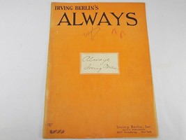 Antique Sheet Music 1925 Irving Berlin&#39;s Always Irving Berlin Inc. - £7.11 GBP