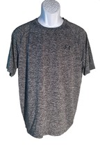 UNDER ARMOUR Men&#39;s Short Sleeve Pull-Over Active T-Shirt Black &amp; White Large - $9.89