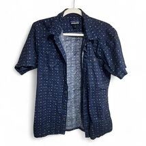 Patagonia Hemp/Cotton mens 2XL blue short sleeve (animal print) - $20.79