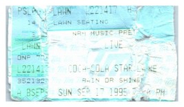 En Direct Concert Ticket Stub Septembre 17 1995 Pittsburgh Pennsylvania - £32.47 GBP