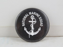 Vintage Fashion Pin - National Marine Squard - Celluloid Pin  - $15.00