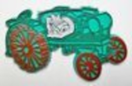 Large Green and Red Farm Tractor Fridge Magnet - £4.78 GBP