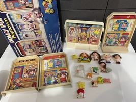 1978 Knickerbocker toy Co. Dolly Pop Poptown toy store Dress Shop lot w box - £35.00 GBP