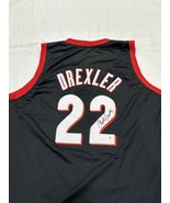 Clyde Drexler Signed Portland Trailblazers Basketball Jersey COA - $1,121.40 MXN