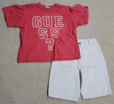 Vintage 90s Baby Guess 2 Piece Shirt and Shorts Set SZ XL Unisex USA NEW... - $37.09