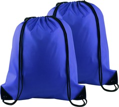 2 Pcs Backpack Bags Sports Cinch Sack String Backpack Storage Bags for School Gy - £16.75 GBP