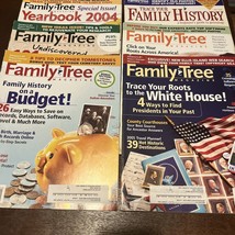 Lot of 6 Family Tree Magazines from 2003-2005 - $11.35