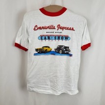 Vintage 1986 Jaycees Car Show Ringer T-Shirt Small Single Stitch Deadstock 80s - $31.99