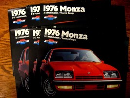 1976 Chevrolet Monza Sales Brochure LOT (6) pcs, MINT Hatchback Coupe - £3.86 GBP
