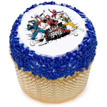 Power Rangers Ninja Steel 2&quot; Edible Cupcake Topper (12 Images) - $14.50