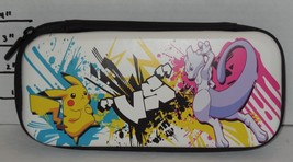 Nintendo Switch Pokémon Carrying Case white with picture of pikachu - $14.49