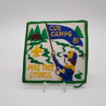 Vintage BSA 1981 Pine Tree Council Cub Camps 3&quot; Square Patch - $12.75