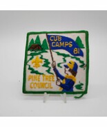 Vintage BSA 1981 Pine Tree Council Cub Camps 3&quot; Square Patch - €10,87 EUR