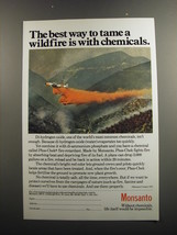 1979 Monsanto Phos-Chek Fire-retardant Ad - The best way to take a wildfire - £14.62 GBP