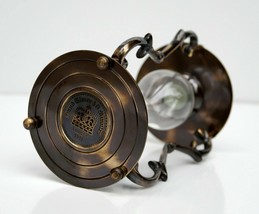 Antique Hourglass brass sand timer designer table decorative handmade gi... - $51.28