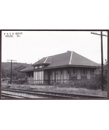 Pittsburgh &amp; Lake Erie Railroad Train Station Depot RPPC - Wylie, PA - $15.75