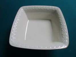 LENOX USA SERVER SQUARE FOOTED BOWL  WHITE  [*a6] - £35.61 GBP