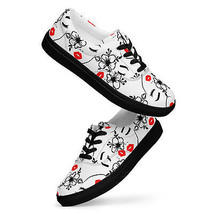 Classic Lace-Up Canvas Sneakers Never Go Out of Style&quot;Blooming Elegance&quot;by RFW - £44.45 GBP