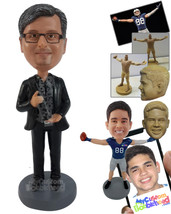 Personalized Bobblehead Bartender Man Holding Wine In His Hand - Careers &amp; Profe - £72.72 GBP