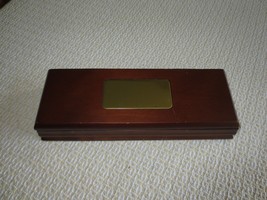 Unused READER&#39;S DIGEST 2-Deck PLAYING CARDS w/5 Die in WOODEN Hinged CASE - $9.90