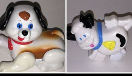 Lot 2 McDonald&#39;s Rolling Puppy Dog 2004 Fisher Price &amp; Fisher-Price Cow ... - £8.78 GBP