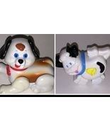 Lot 2 McDonald&#39;s Rolling Puppy Dog 2004 Fisher Price &amp; Fisher-Price Cow ... - £8.61 GBP