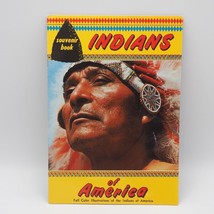 Vtg Indiens Of America Polychrome Illustrations Souvenir Livre Navajo Brochure - £30.14 GBP