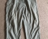 Woolrich Womens Size 16 Meadow Green Capris Casual Outdoor Hiking Cotton... - £25.99 GBP