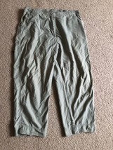 Woolrich Womens Size 16 Meadow Green Capris Casual Outdoor Hiking Cotton... - £25.36 GBP