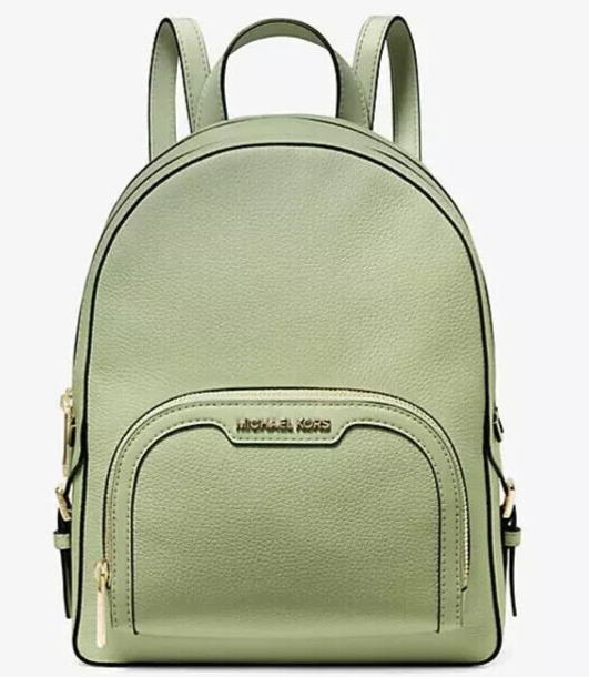 Michael Kors Jaycee Medium Light Army Green Backpack 35S2G8TB2L NWT $498 Retail