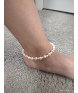 Anklet (Pink), Cute Pink Pearls - $209.40 MXN