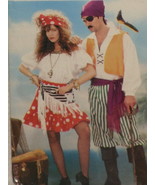 Butterick 6731 Adult Pirate Costume Pattern Misses&#39; Men&#39;s Size XS-L Uncut - $8.95