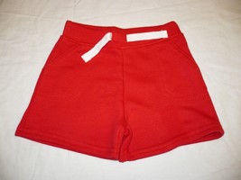 Garanimals Girl&#39;s French Terry Shorts With Pockets Red Size 3-6 Months  NEW - $8.32