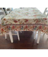 April Cornell Wildflowers Tablecloth Border Multicolor 62&quot; x 81&quot; Cotton ... - €39,25 EUR