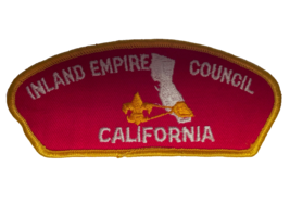 INLAND EMPIRE COUNCIL CALIFORNIA BOY SCOUT BSA COUNCIL PATCH NEW SHOULDE... - £3.99 GBP